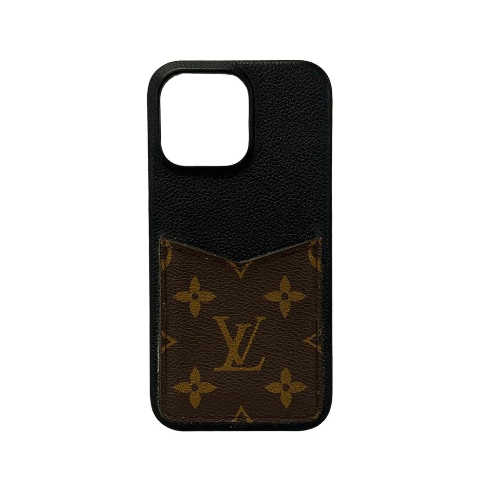 Louis Vuitton IPHONE Bumper 15PROMAX Monogram Accessory Case M82888 Noir